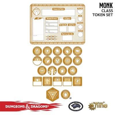 D&D: Token Set - Monk