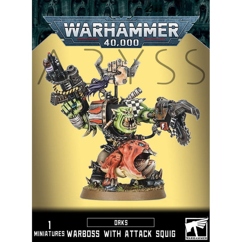 Orks Warboss With Attack Squig ( 3111-W )