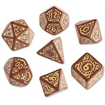 7 Polyhedral Dice Set Pathfinder Giantslayer