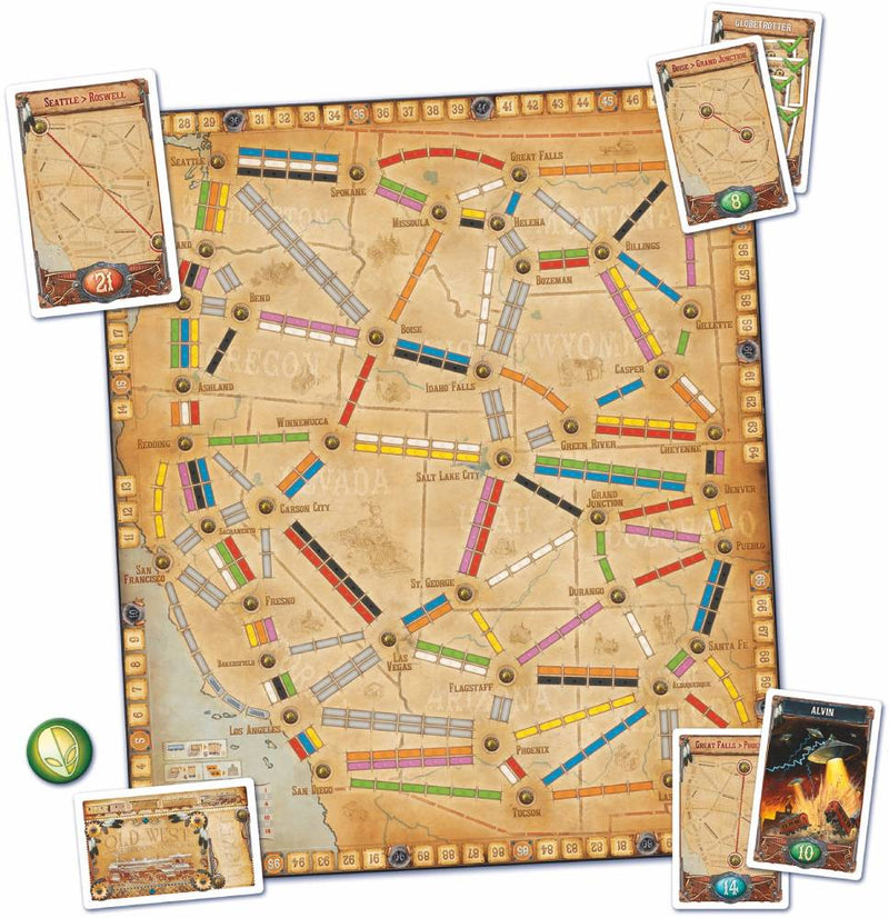 Ticket to Ride / Les aventuriers du rail - France + Old West