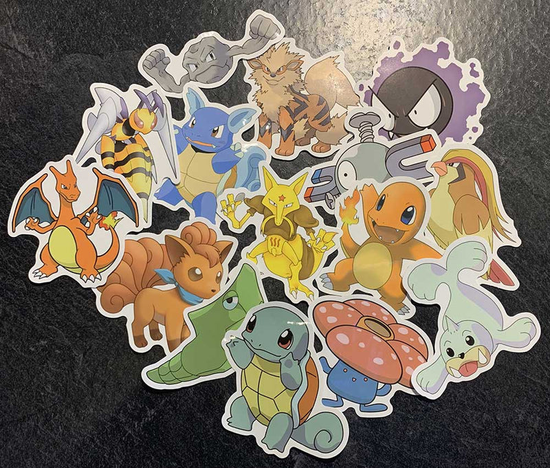 Pokemon - Stickers Collant - Random Selection