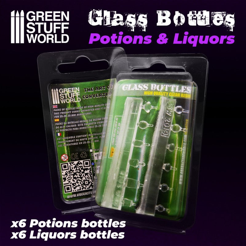 GSW Potions and Liquor Bottles Resin Set (2201)