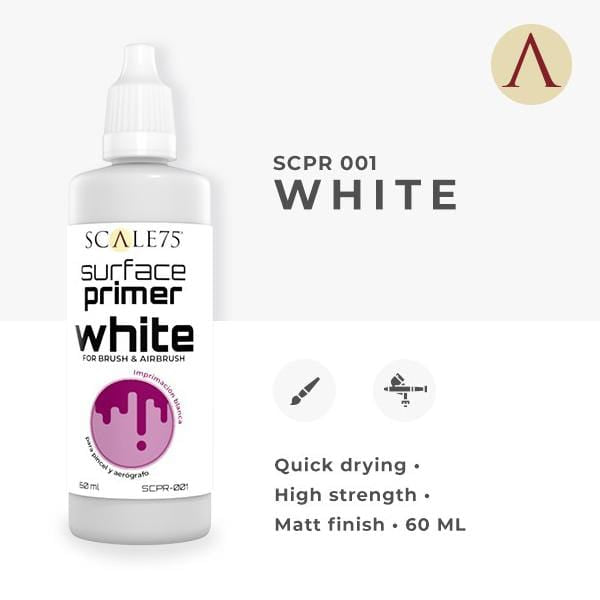 Scale 75 Primer Surface White 60ml ( SCPR-001 )