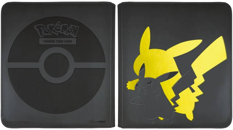 12-Pocket Zip Pokemon Pro-Binder Portfolio - Elite Pikachu