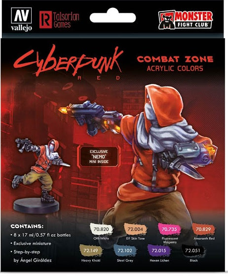Cyberpunk Red - Combat Zone Acrylic colors