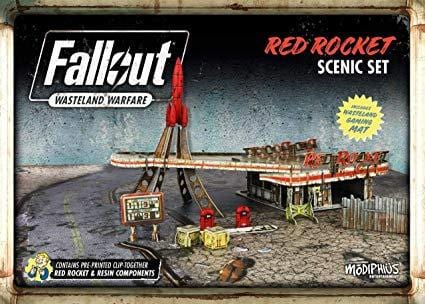 Fallout Wasteland Warfare: Red Rocket Scenic Set