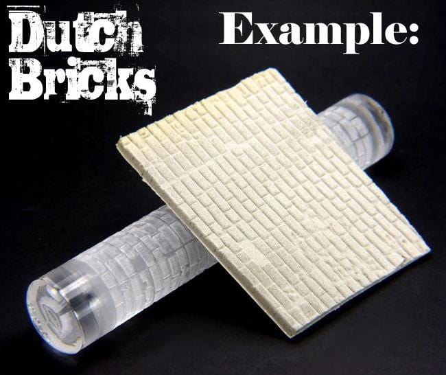Rolling Pin Dutch Bricks (1336)