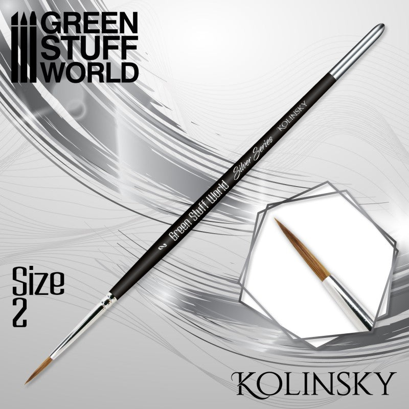GSW Brushes - Silver Series Kolinsky