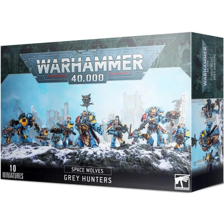 Space Wolves Grey Hunters ( 53-06-1 ) - Used