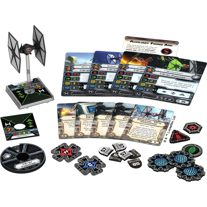 V1 Star Wars X-Wing - Special Forces TIE Expansion Pack ( SWX54 ) - Used
