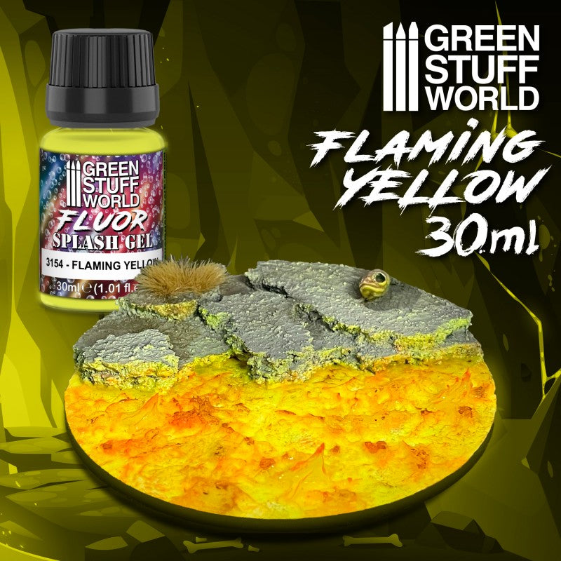 GSW Effect - Splash Gel: Fluor Flaming Yellow 30ml (3154)