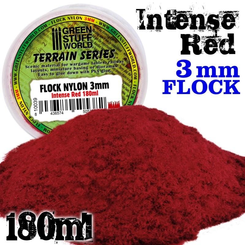 GSW Static Grass Flock 3mm - Intense Red 180ml