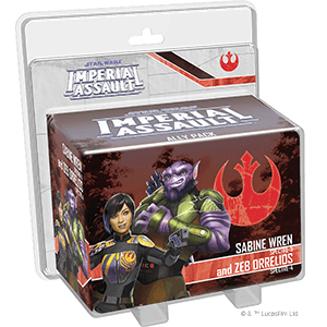 Star Wars: Imperial Assault - Sabine Wren and Zeb Orrelios Ally Pack ( SWI56 )