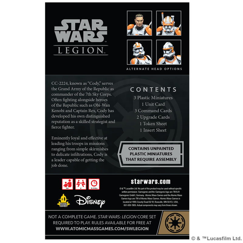 Star Wars: Legion - Clone Commander Cody ( SWL107 )