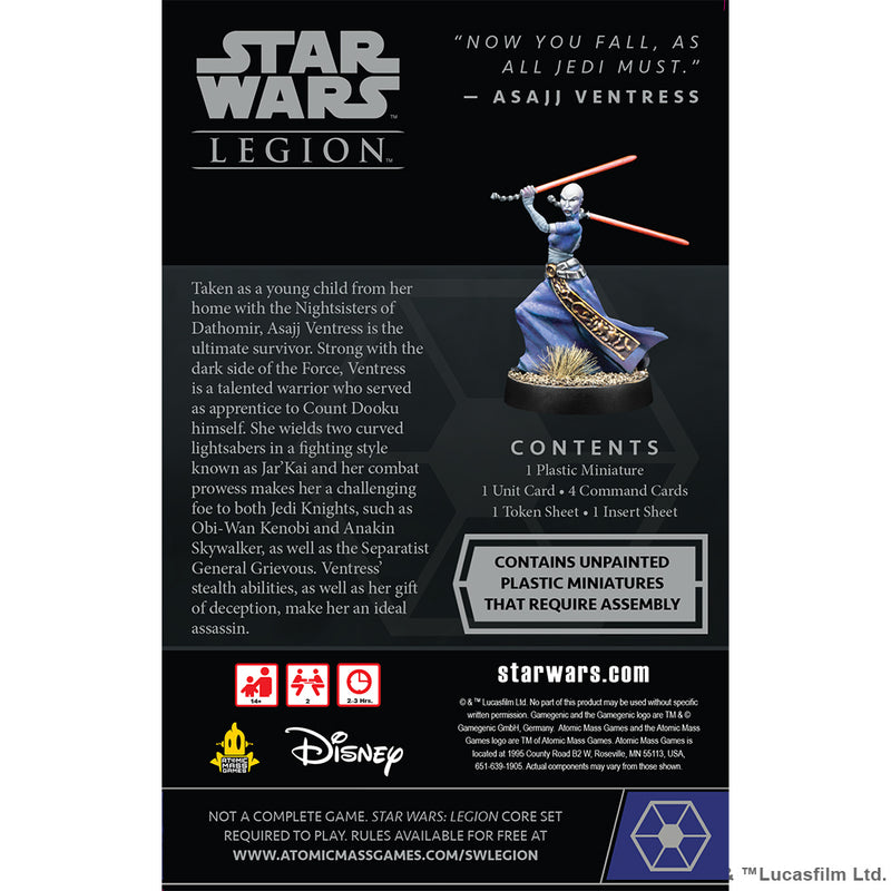 Star Wars: Legion - Asajj Ventress Operative Expansion ( SWL108 )