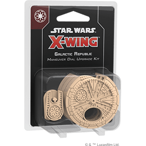 Star Wars: X-Wing - Galactic Republic Maneuver Dial Upgrade Kit ( SWZ36 ) - Used