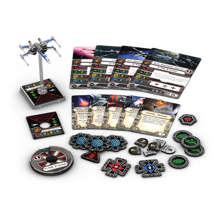 V1 Star Wars X-Wing - T-70  Expansion Pack ( SWX37 ) - Used