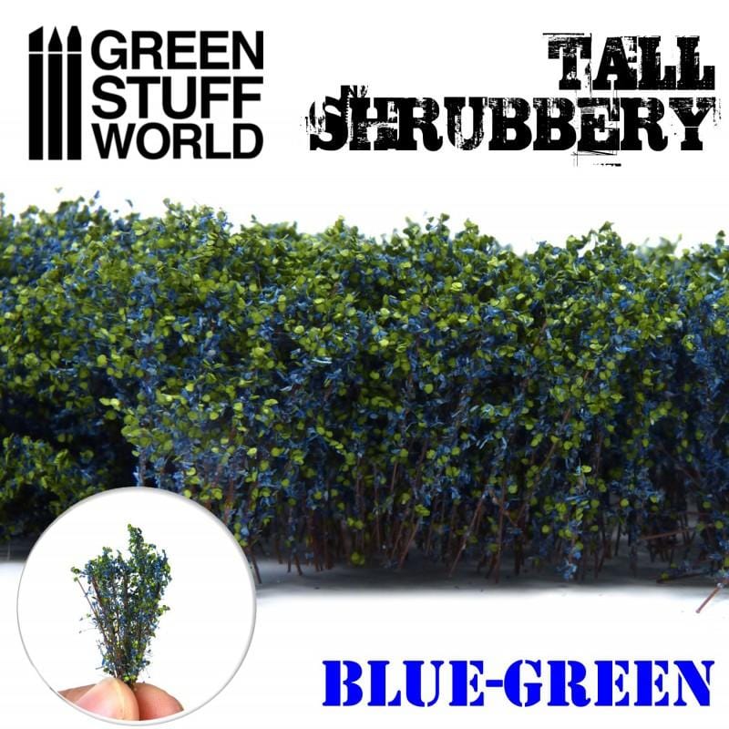 GSW Tall Shrubbery - Blue-Green (9928)