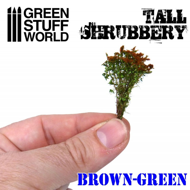 GSW Tall Shrubbery - Brown-Green (9930)