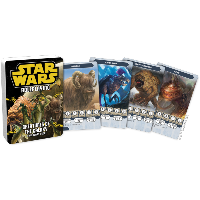 Star Wars RPG - Creatures of the Galaxy Adversary Deck