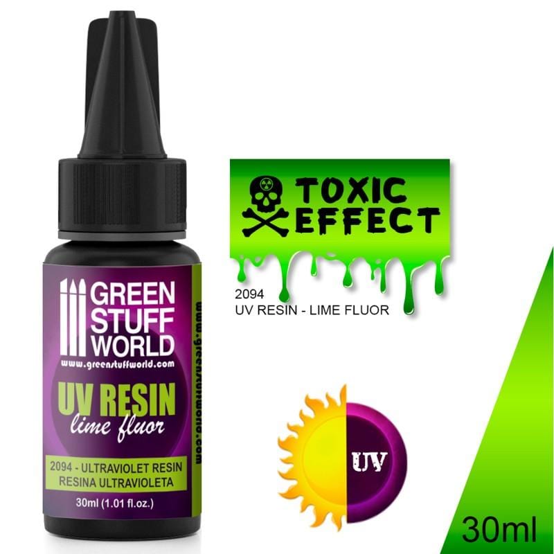 GSW Effect - UV Resin Lime Fluor: Toxic Effect 30ml (2094)