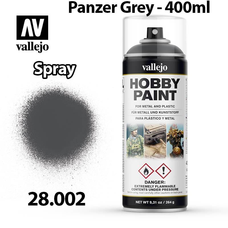 Vallejo Hobby Spray Paint - Panzer Grey 400ml - Val28002