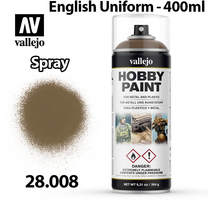 Vallejo Hobby Spray Paint - English Uniform 400ml - Val28008
