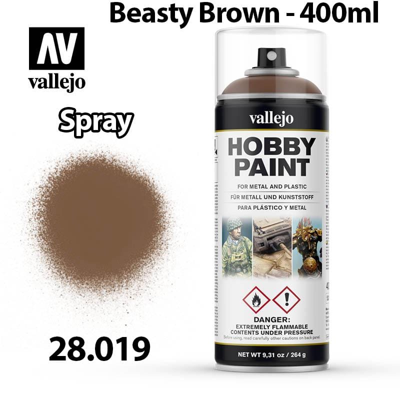 Vallejo Hobby Spray Paint - Beasty Brown 400ml - Val28019