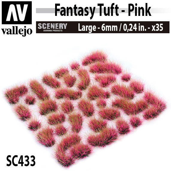 Vallejo Scenery Fantasy Tuft - Pink