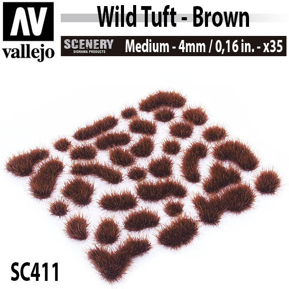 Vallejo Scenery Wild Tuft - Brown