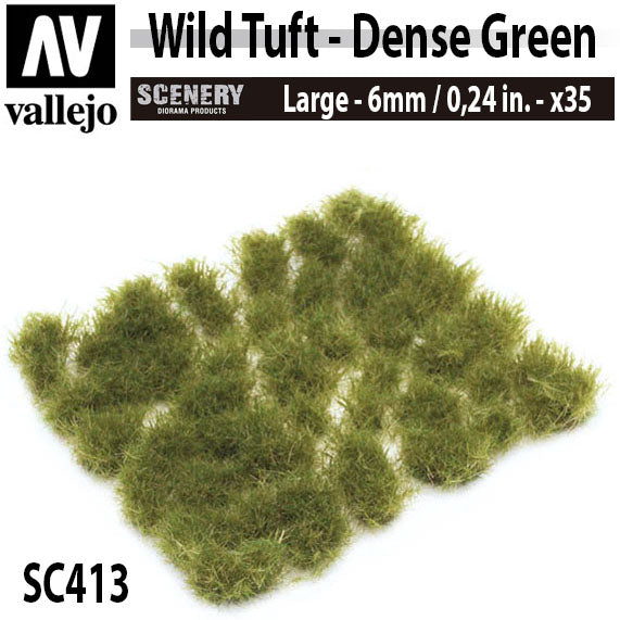 Vallejo Scenery Wild Tuft - Dense Green