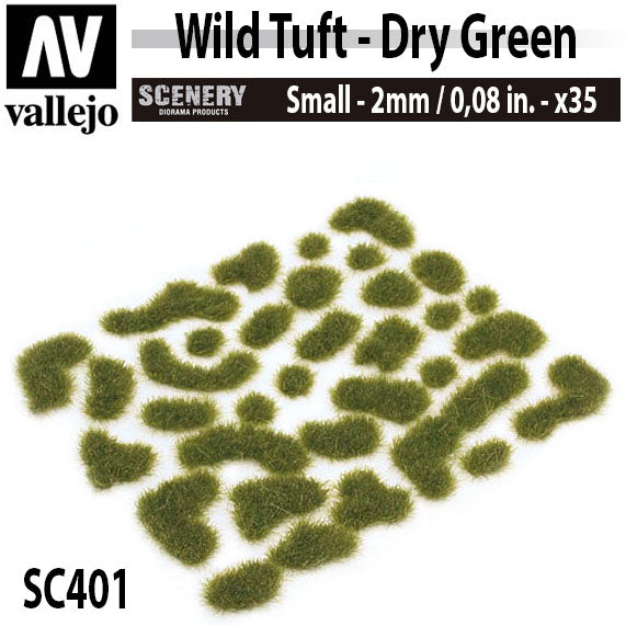 Vallejo Scenery Wild Tuft - Dry Green
