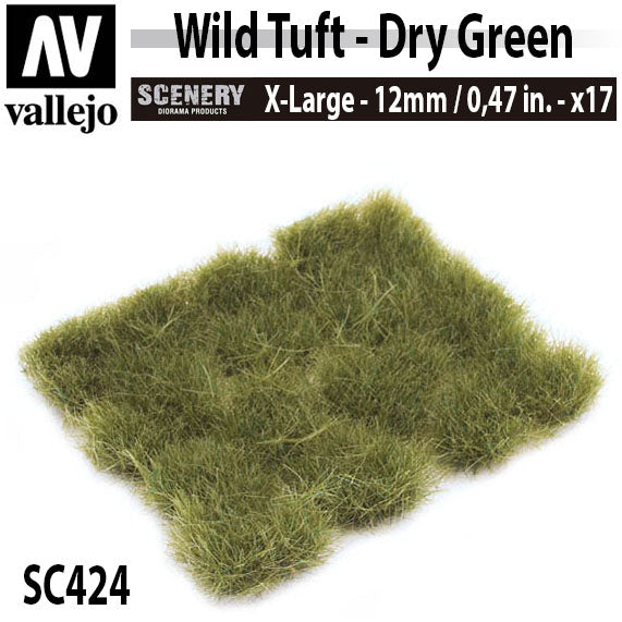 Vallejo Scenery Wild Tuft - Dry Green