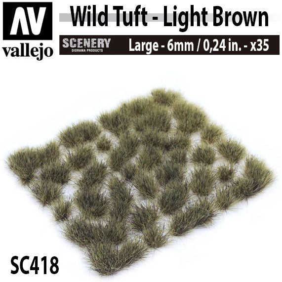 Vallejo Scenery Wild Tuft - Light Brown