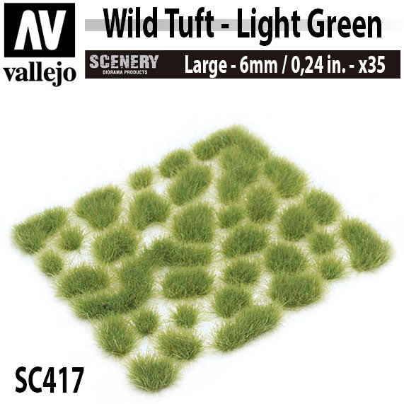 Vallejo Scenery Wild Tuft - Light Green