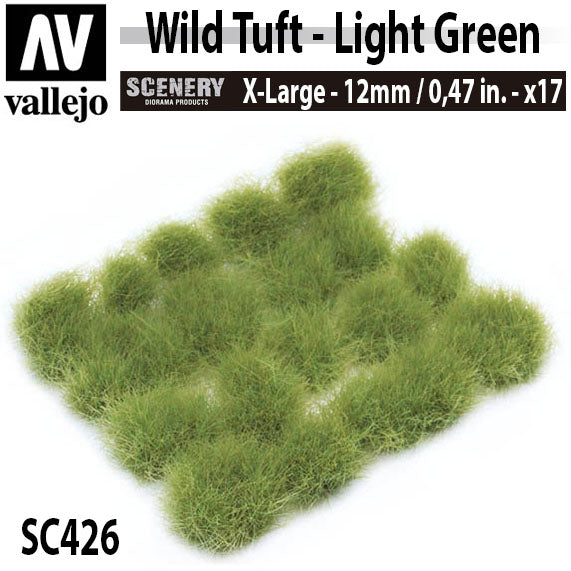 Vallejo Scenery Wild Tuft - Light Green
