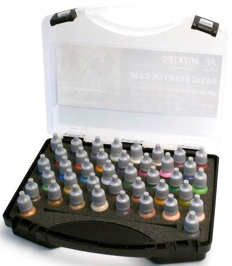 WizKids Paint Sets - Basic Starter Case - VAL80260 - Paints & Supplies »  Vallejo - Frontline Games