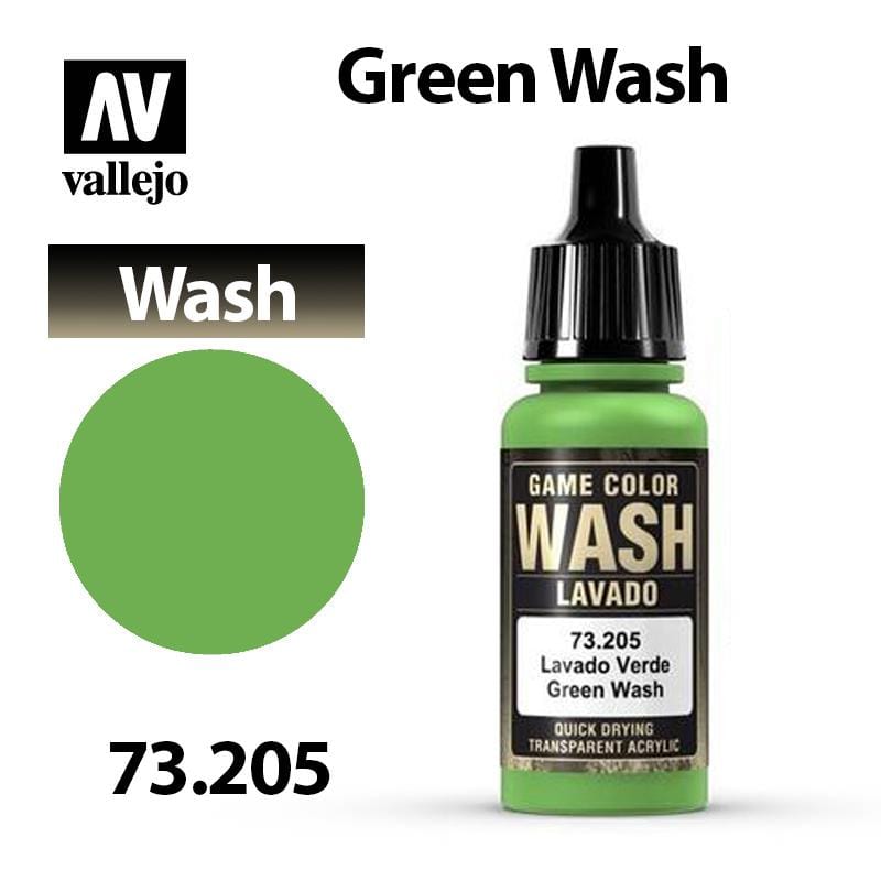 Vallejo Game Color - Wash Green Shade 17ml - Val73205