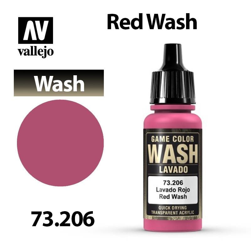Vallejo Game Color - Wash Red Shade 17ml - Val73206