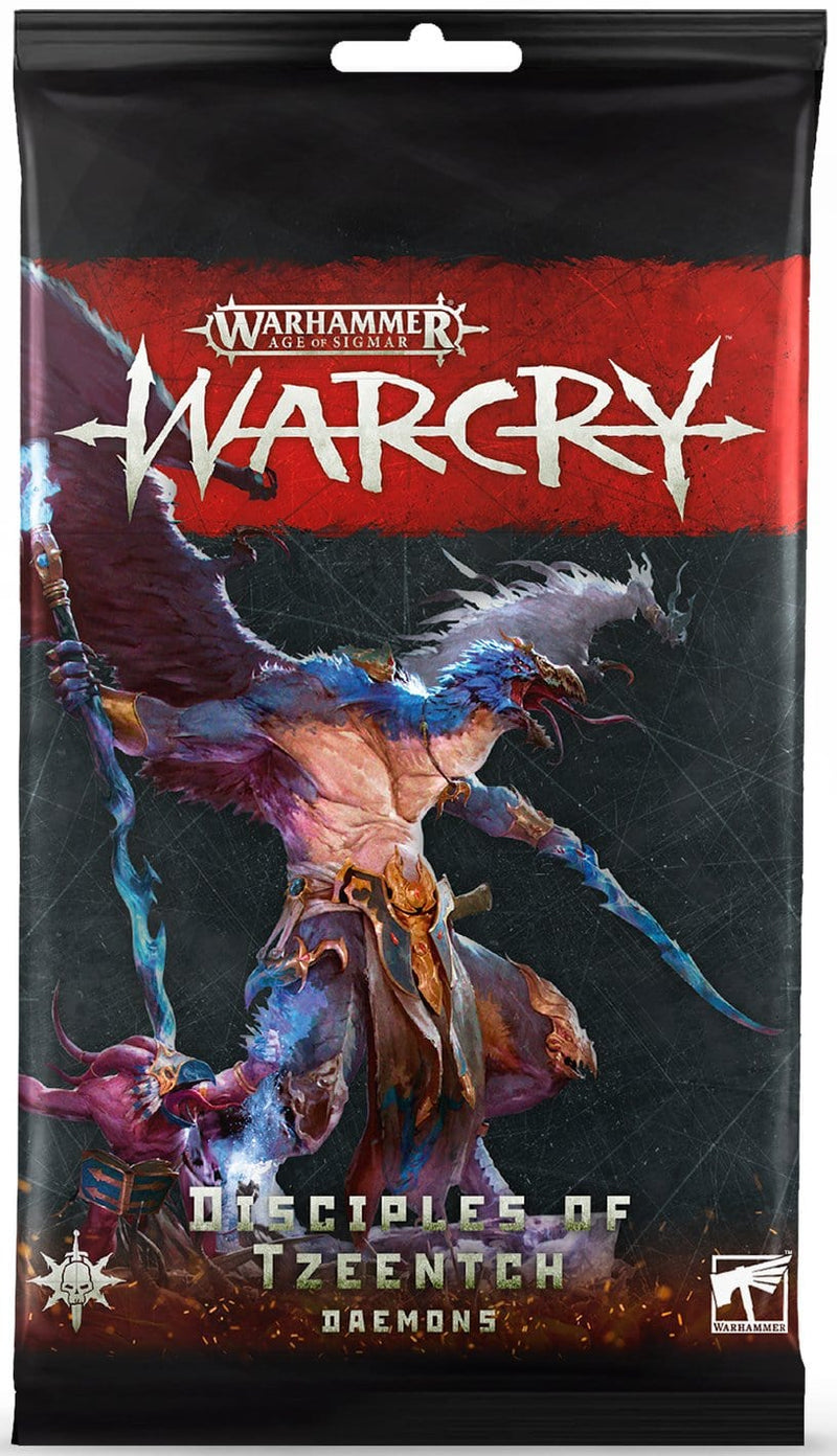 Warcry: Rules Cards - Disciples of Tzeentch ( 111-47-N ) - Used