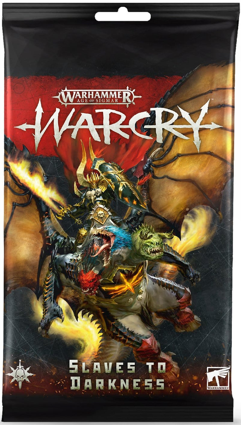 Warcry: Rules Cards - Slaves to Darkness ( 111-42-N ) - Used