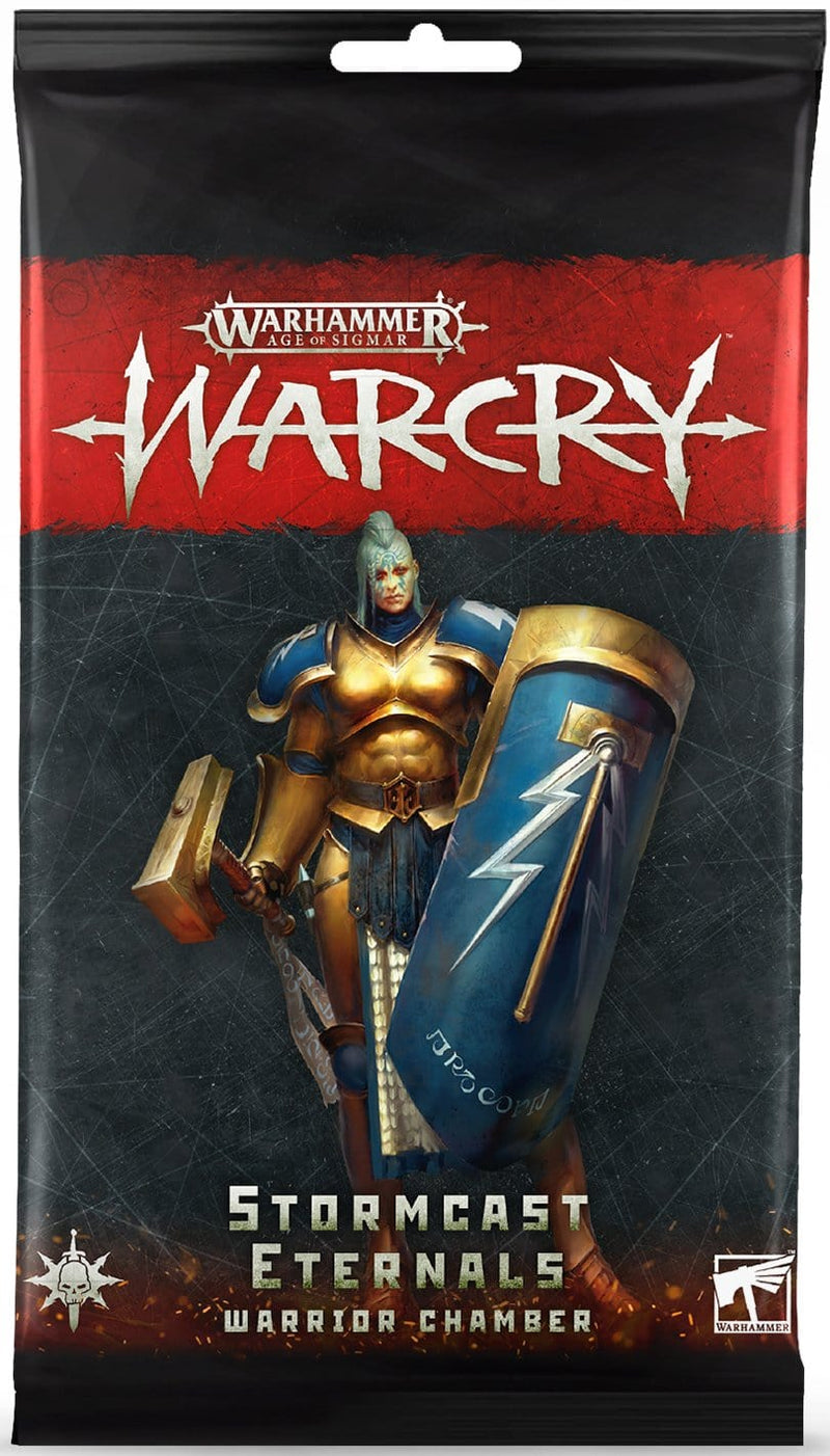 Warcry: Rules Cards - Stormcast Eternals Warrior Chamber ( 111-49-N ) - Used
