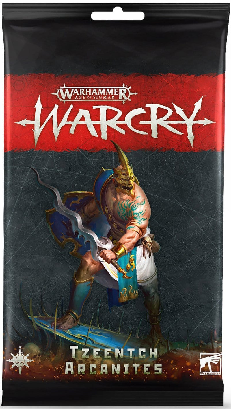 Warcry: Rules Cards - Tzeentch Arcanites ( 111-46-N ) - Used