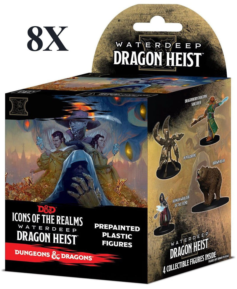 D&D Icons of the Realms: Waterdeep Dragon Heist (Brick of 8) ( 73110 )
