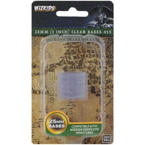 Wizkids Deep Cut Clear Base 25mm (15) ( 73594 )
