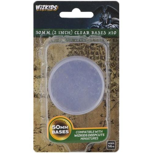 Wizkids Deep Cut Clear Base 50mm (10) ( 73596 )