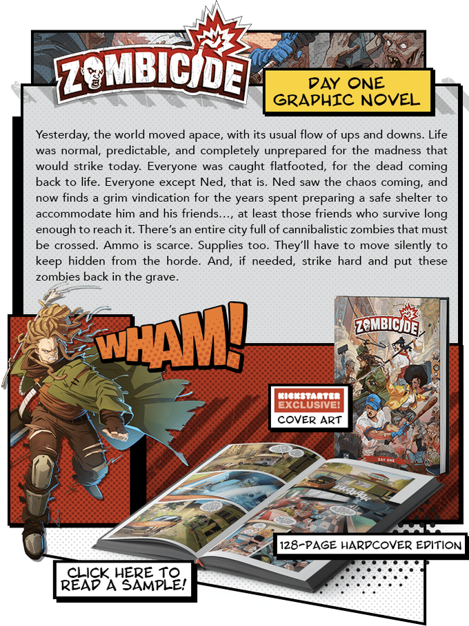 CMON Comics - Zombicide Graphic Novel + Comic Book Extra (Limited)